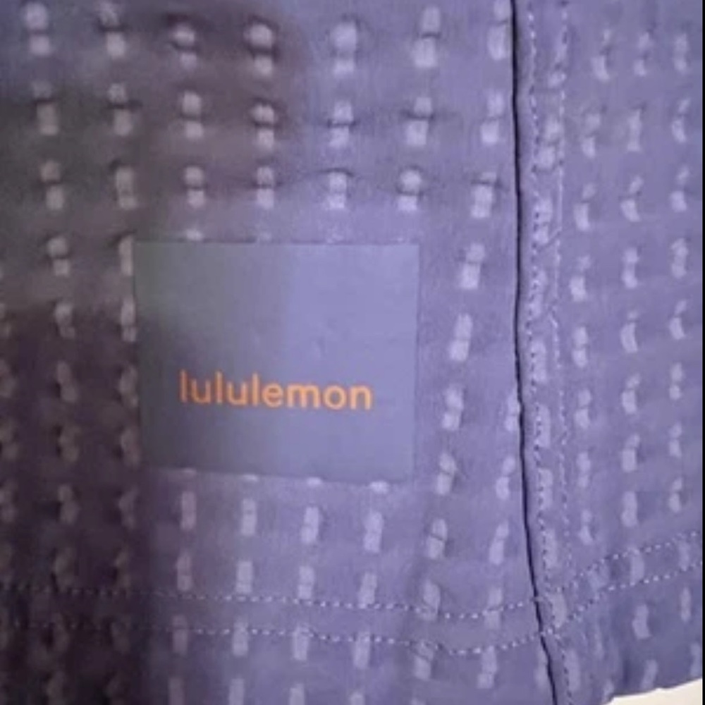 Lululemon Athletica Water Repellent Fleece Hiking Vest Peri Purple Size 8 - Picture 15 of 15